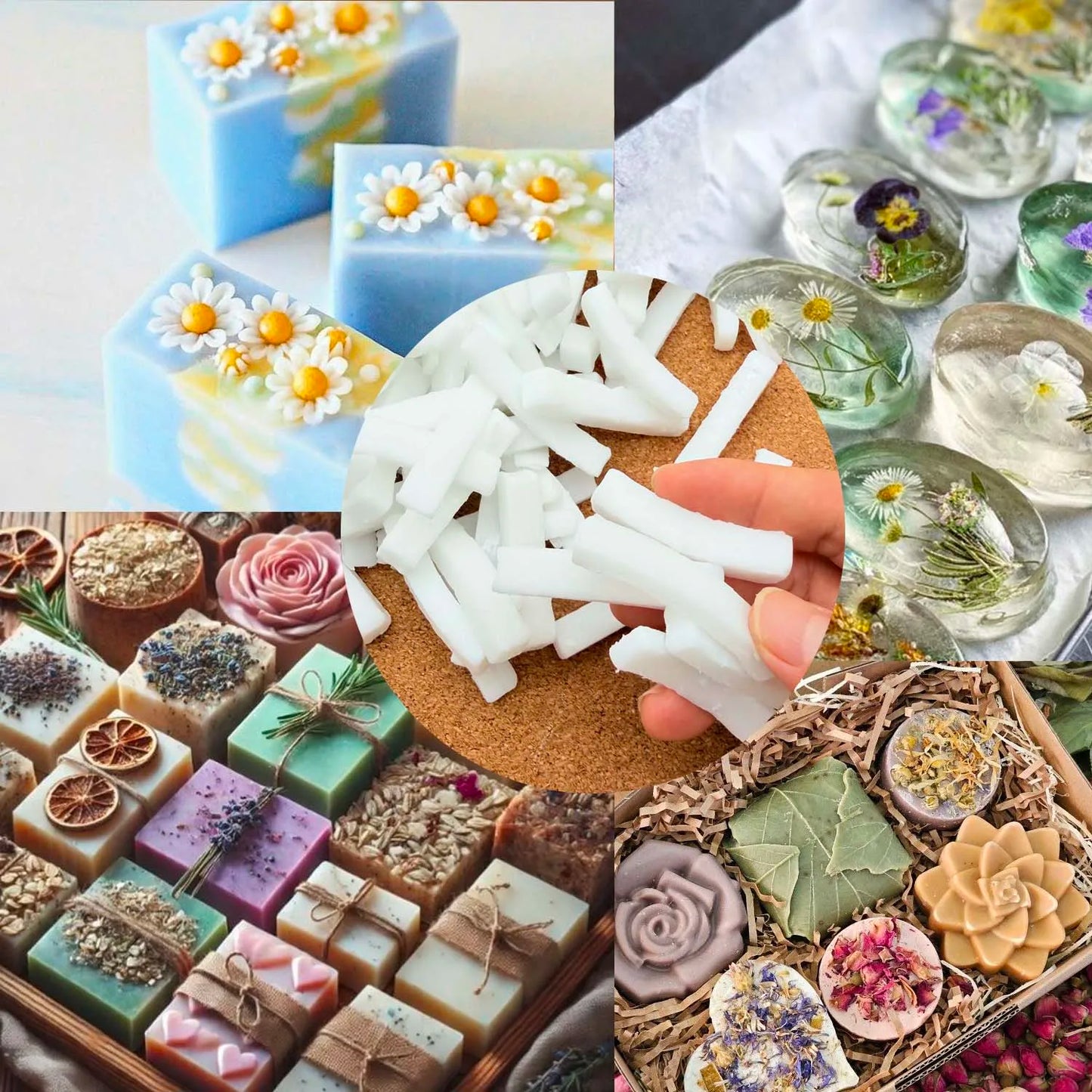 250G of Clear Soap Base Soap Making Base Craft Kit Natura Soap Base Hand Soap Bar Base Soap Bar for Diy Organic Soap Bar Base