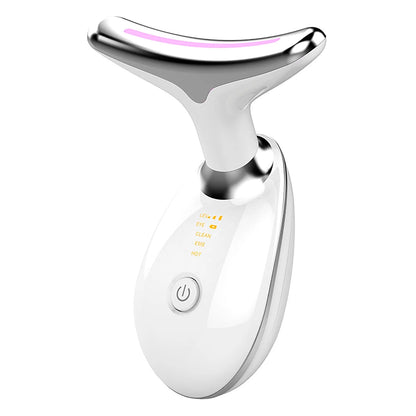 BGZLEU Neck Face Beauty Device, Skin Care Facial Massager, 3 in 1 Portable Face Massager for Skin Care, Face Sculpting Tool, Vibration, Thermal, Microcurrent