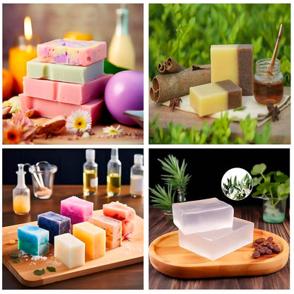 250G of Clear Soap Base Soap Making Base Craft Kit Natura Soap Base Hand Soap Bar Base Soap Bar for Diy Organic Soap Bar Base